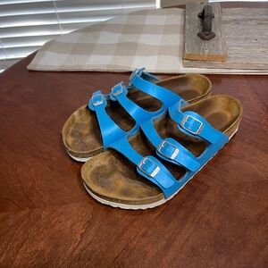 Birkenstock Florida Sandal Graceful Ocean Blue